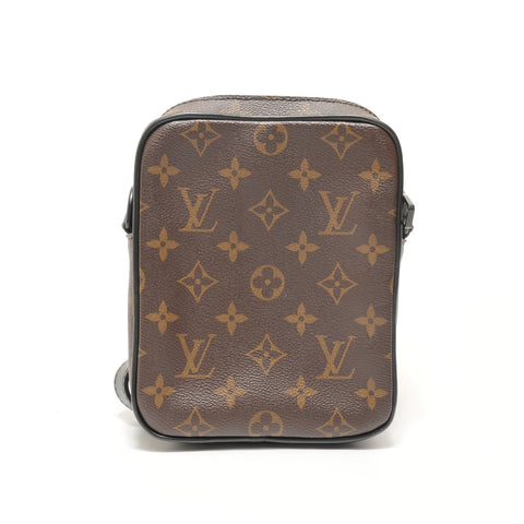 LOUIS VUITTON Monogram Macassar Christopher Wearable Wallet Shoulder Bag Brown WS28082