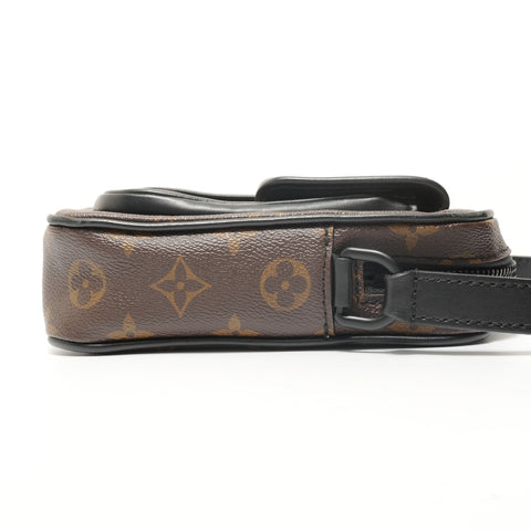 LOUIS VUITTON Monogram Macassar Christopher Wearable Wallet Shoulder Bag Brown WS28082