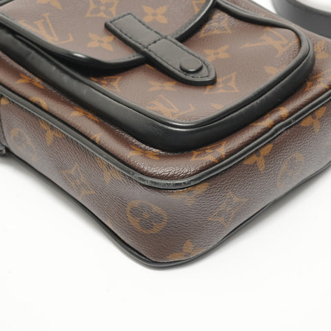 LOUIS VUITTON Monogram Macassar Christopher Wearable Wallet Shoulder Bag Brown WS28082