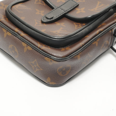 LOUIS VUITTON Monogram Macassar Christopher Wearable Wallet Shoulder Bag Brown WS28082