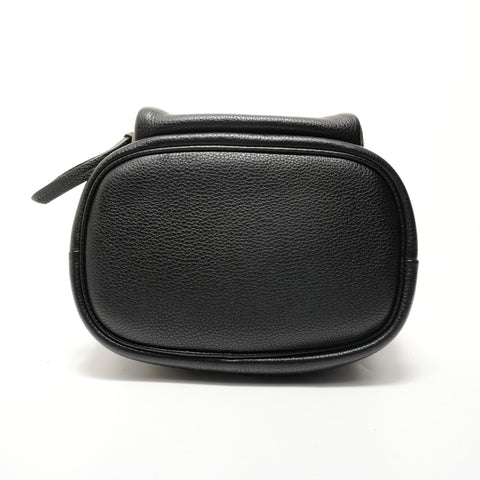 PRADA 2-Way Leather Drawstring Bag 1BE030 Backpack  Daypack black WS28083