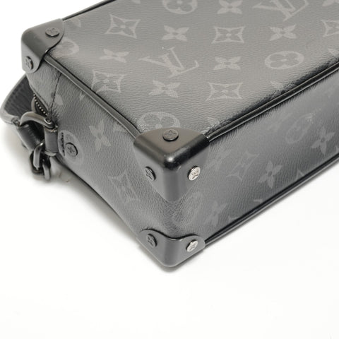 LOUIS VUITTON Monogram Eclipse Mini Soft Trunk Shoulder Bag black WS28084