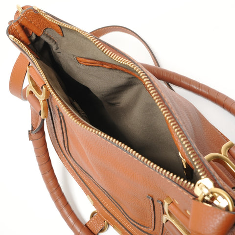 Chloe Mercy 2WAY Handbag Brown WS28086