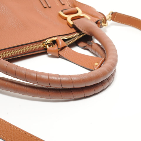 Chloe Mercy 2WAY Handbag Brown WS28086