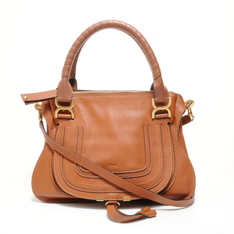 Chloe Mercy 2WAY Handbag Brown WS28086