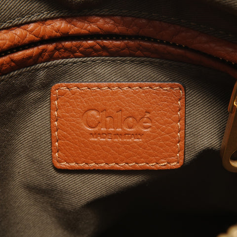 Chloe Mercy 2WAY Handbag Brown WS28086