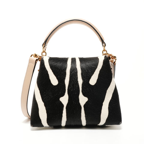 Tod's Zebra 2-Way Calfskin Handbag black WS28087