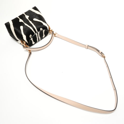 Tod's Zebra 2-Way Calfskin Handbag black WS28087