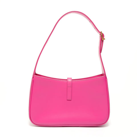 YVES SAINT LAURENT YSL Le Sancassette Leather Shoulder Bag pink WS28088