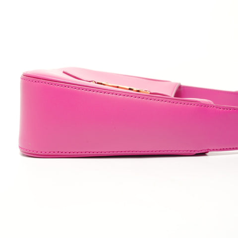 YVES SAINT LAURENT YSL Le Sancassette Leather Shoulder Bag pink WS28088