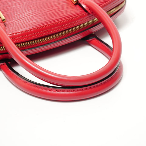 LOUIS VUITTON 1998 Epi Jasmine Handbag Red WS28090