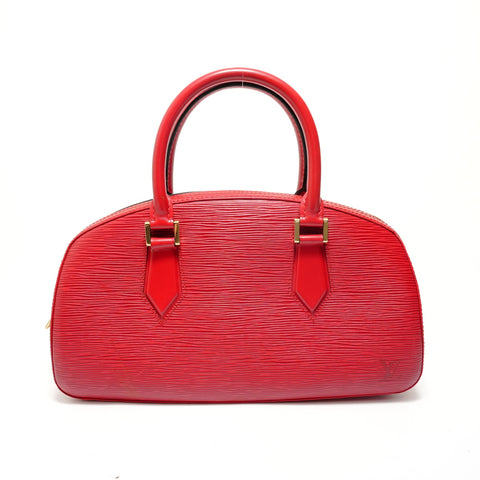 LOUIS VUITTON 1998 Epi Jasmine Handbag Red WS28090