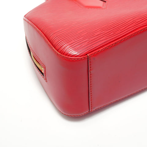 LOUIS VUITTON 1998 Epi Jasmine Handbag Red WS28090