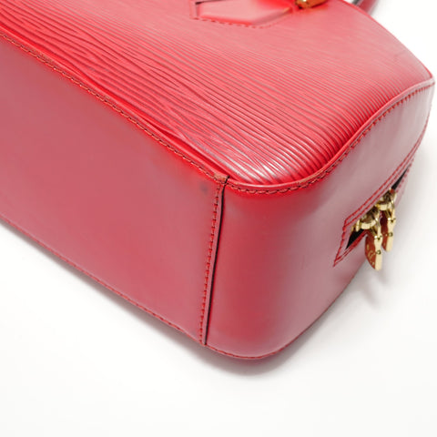 LOUIS VUITTON 1998 Epi Jasmine Handbag Red WS28090