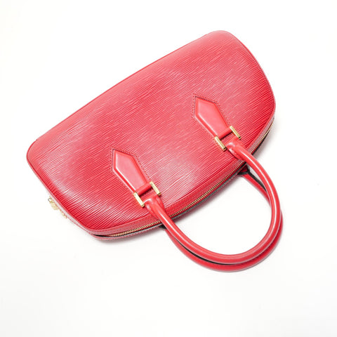 LOUIS VUITTON 1998 Epi Jasmine Handbag Red WS28090
