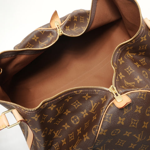 LOUIS VUITTON Monogram Keepall 55, hergestellt im Jahr 2013. Boston-Tasche Braun WS28091
