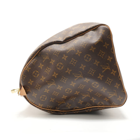 LOUIS VUITTON Monogram Keepall 55, hergestellt im Jahr 2013. Boston-Tasche Braun WS28091