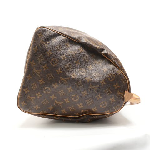 LOUIS VUITTON Monogram Keepall 55, hergestellt im Jahr 2013. Boston-Tasche Braun WS28091