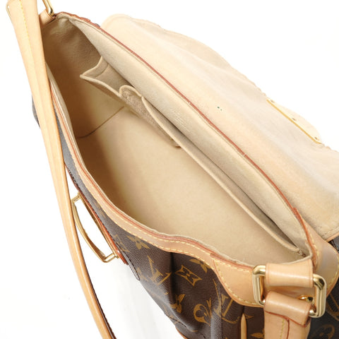 LOUIS VUITTON Beverly MM Monogram Shoulder Bag Brown WS28093