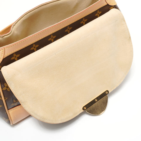 LOUIS VUITTON Beverly MM Monogram Shoulder Bag Brown WS28093