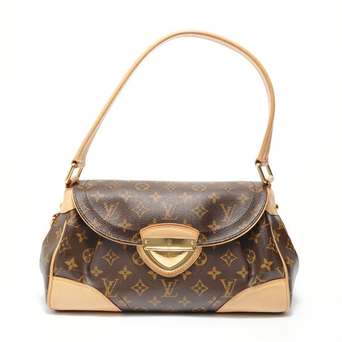 LOUIS VUITTON Beverly MM Monogram Shoulder Bag Brown WS28093