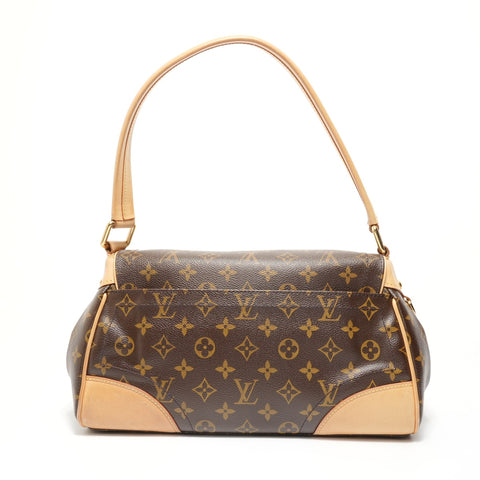 LOUIS VUITTON Beverly MM Monogram Shoulder Bag Brown WS28093
