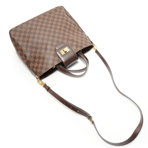LOUIS VUITTON Damier Cabas Roseberry, 2012 model. Tote Bag Brown WS28094