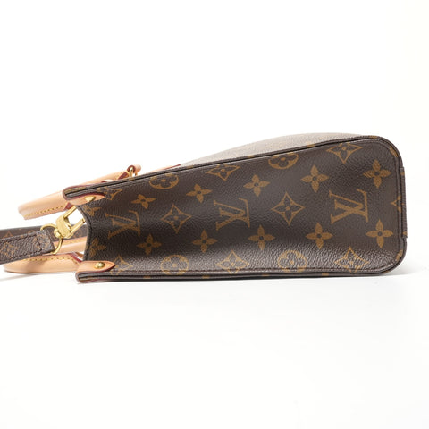 LOUIS VUITTON Monogram Sac Plat BB Handbag Brown WS28096