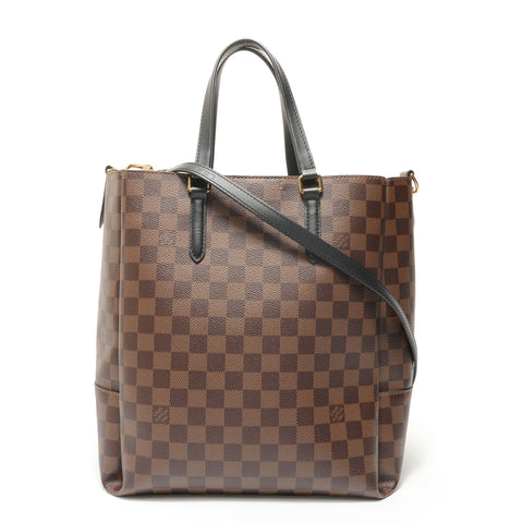 LOUIS VUITTON 2020 Damier Ebene Belmont NV BB Sac fourre-tout Marron WS28097