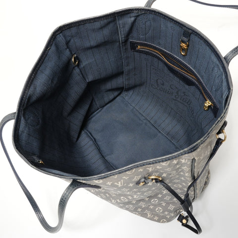 LOUIS VUITTON Monogram Idylle Neverfull MM (2012 model) Tote Bag Navy WS28098