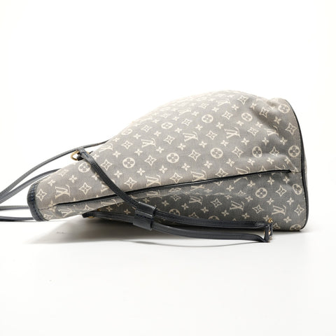 LOUIS VUITTON Monogram Idylle Neverfull MM (2012 model) Tote Bag Navy WS28098