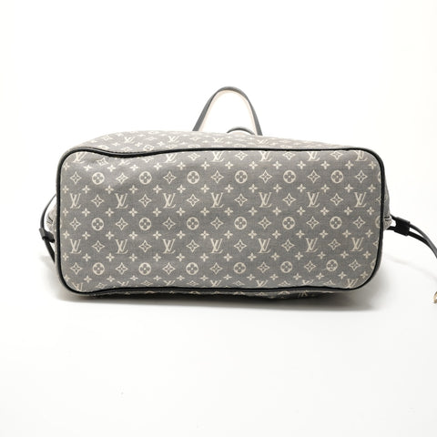 LOUIS VUITTON Monogram Idylle Neverfull MM (2012 model) Tote Bag Navy WS28098