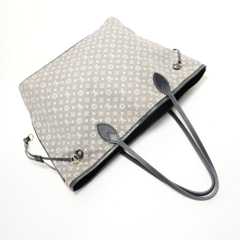 LOUIS VUITTON Monogram Idylle Neverfull MM (2012 model) Tote Bag Navy WS28098