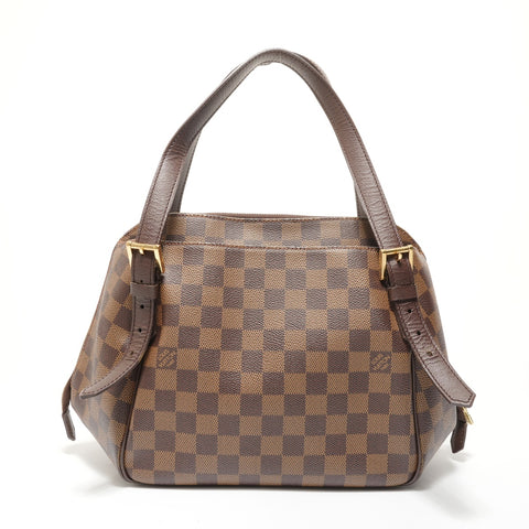 LOUIS VUITTON Damier Belem MM, hergestellt im Jahr 2005 Handtasche Braun WS28099