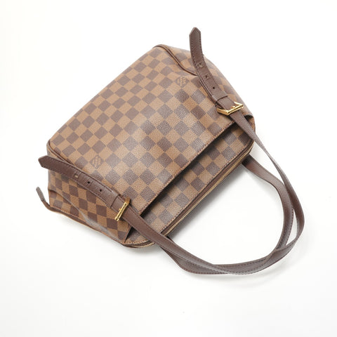 LOUIS VUITTON Damier Belem MM, hergestellt im Jahr 2005 Handtasche Braun WS28099