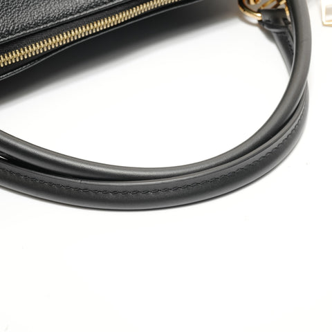 LOUIS VUITTON Monogram Empreinte V Tote MM, made in 2021. Tote Bag black WS28100