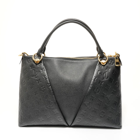 LOUIS VUITTON Monogram Empreinte V Tote MM, made in 2021. Tote Bag black WS28100