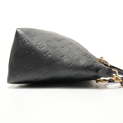 LOUIS VUITTON Monogram Empreinte V Tote MM, made in 2021. Tote Bag black WS28100
