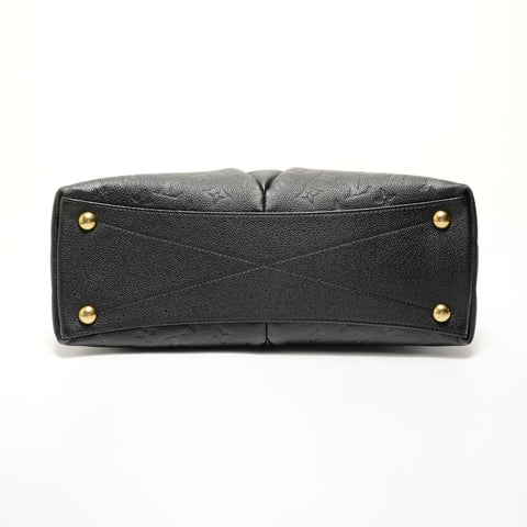 LOUIS VUITTON Monogram Empreinte V Tote MM, made in 2021. Tote Bag black WS28100