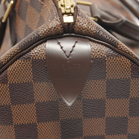 LOUIS VUITTON Damier Speedy 30, made in 2013 Handbag Brown WS28101
