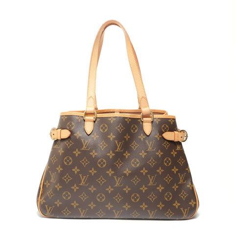 LOUIS VUITTON 2008 Monogram Batignolles Horizontal Tote Bag Brown WS28102