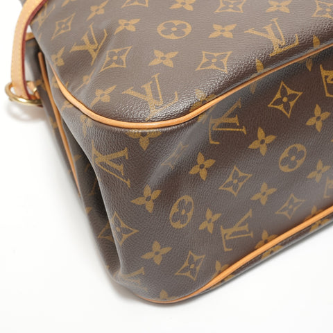 LOUIS VUITTON 2008 Monogram Batignolles Horizontal Tote Bag Brown WS28102