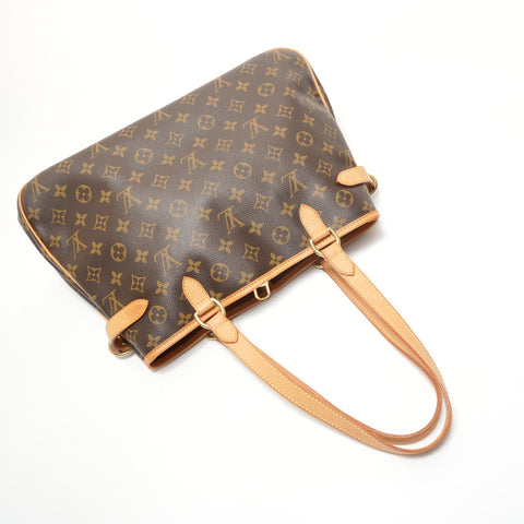 LOUIS VUITTON 2008 Monogram Batignolles Horizontal Tote Bag Brown WS28102