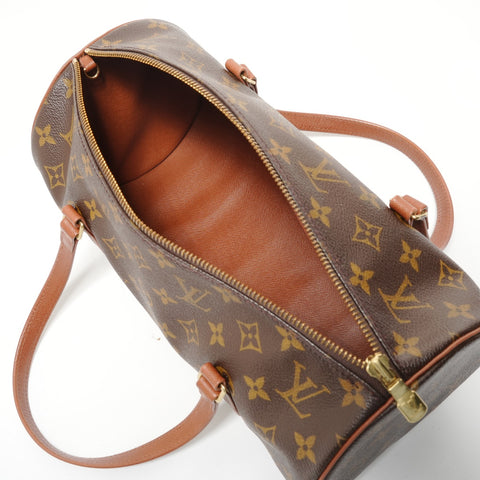 LOUIS VUITTON Monogram Papillon 30, manufactured in 1997. Shoulder Bag Brown WS28103