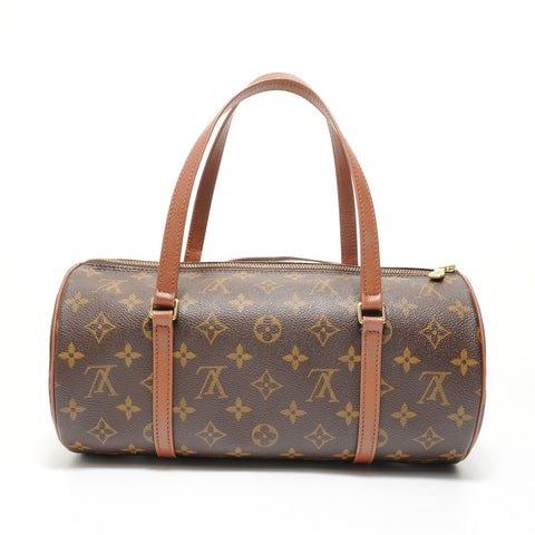 LOUIS VUITTON Monogram Papillon 30, manufactured in 1997. Shoulder Bag Brown WS28103