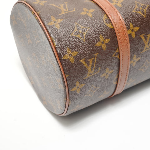 LOUIS VUITTON Monogram Papillon 30, manufactured in 1997. Shoulder Bag Brown WS28103