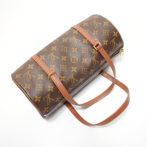 LOUIS VUITTON Monogram Papillon 30, manufactured in 1997. Shoulder Bag Brown WS28103