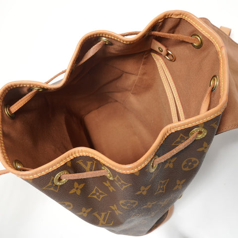 LOUIS VUITTON 2000 Montsouris MM Monogramm Rucksack · Tagesrucksack Braun WS28105