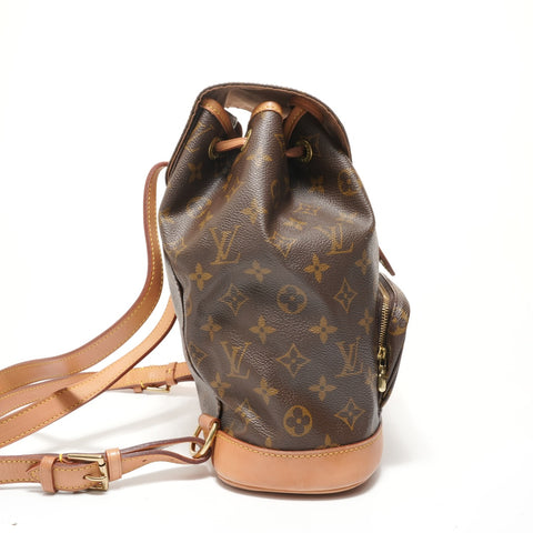 LOUIS VUITTON 2000 Montsouris MM Monogramm Rucksack · Tagesrucksack Braun WS28105