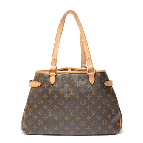 LOUIS VUITTON 2008 Monogram Batignolles Horizontale Einkaufstasche Braun WS28106